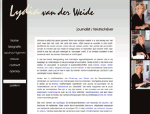 Tablet Screenshot of lydiavanderweide.nl